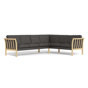 Rosenholm Tremme-hjørnesofa - 260 x 208 cm.  - Vendbar - Stof Boss 12